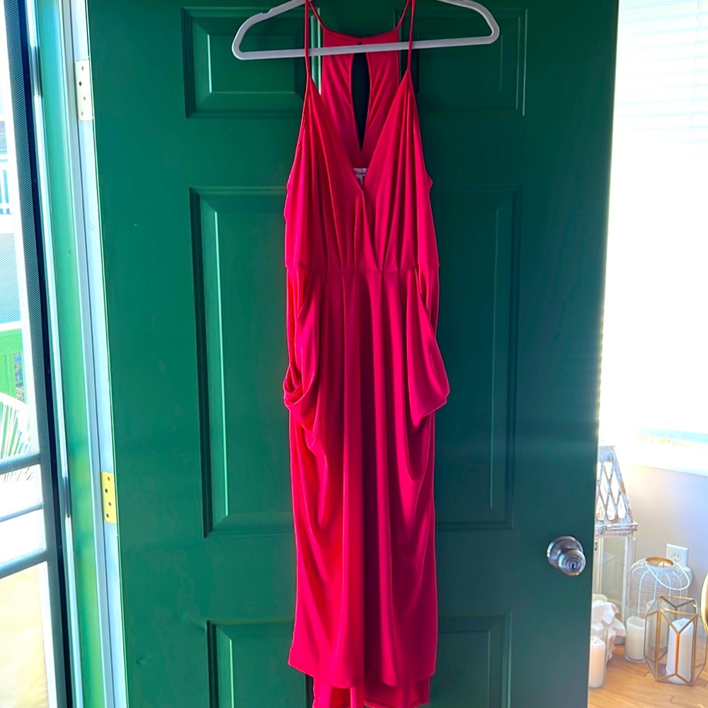 Beautiful peony pink summer dress - BCBG - size medium